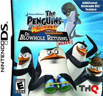 Penguins of Madagascar, The - Dr. Blowhole Returns Again! (USA) (En,Fr) (NDSi Enhanced) box cover front